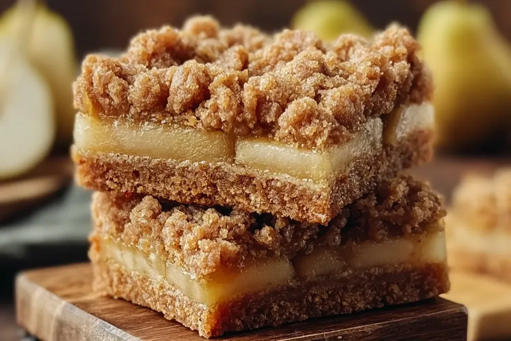 Pear Bars Easy and Delicious Dessert Recipe to Savor 3 Delicious Pear Bars Ready to Enjoy