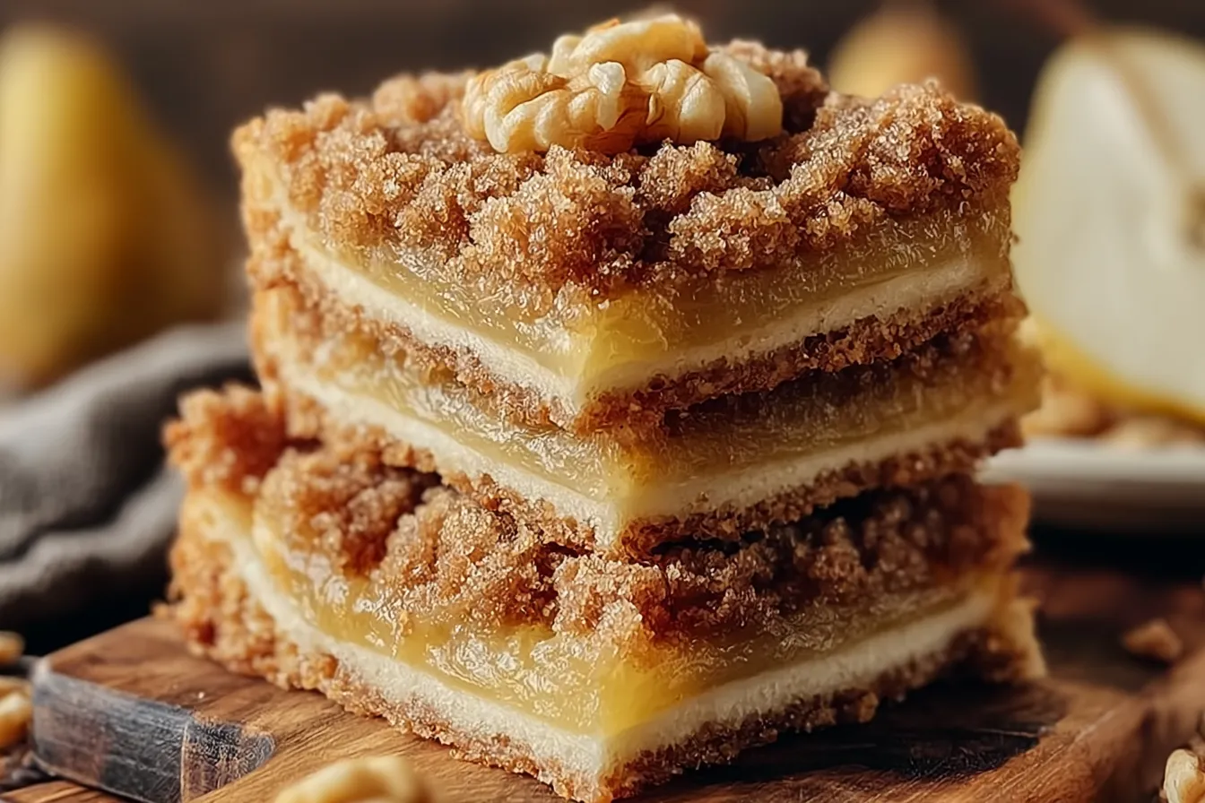 Pear Bars Easy and Delicious Dessert Recipe to Savor 4 Pear Bars Easy and Delicious Dessert Recipe