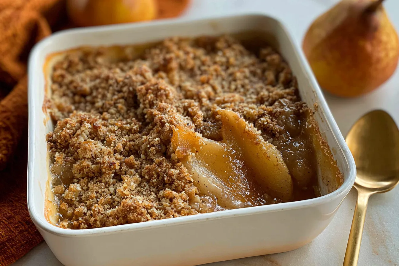 Pear Crumble 