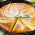 Delicious Pear Custard Pie Ready to Serve