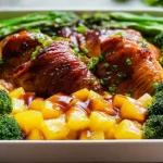 Pineapple Chicken Sheet Pan Dinner Freshly Made