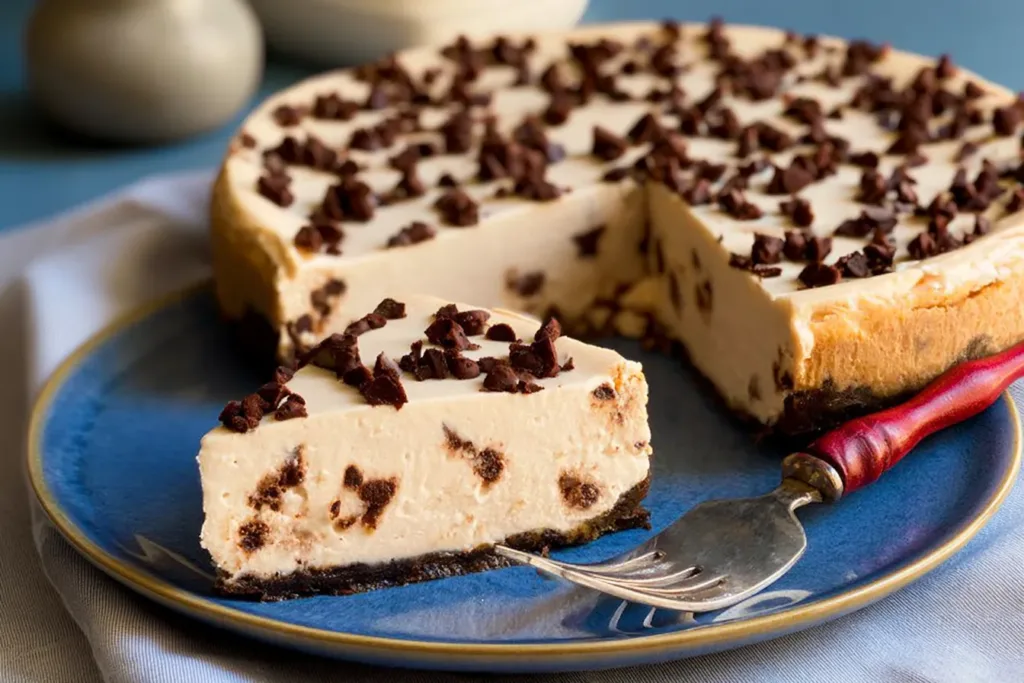 Protein Cheesecake Slices on a White Plate