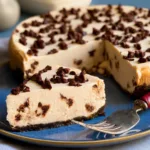 Protein Cheesecake Slices on a White Plate