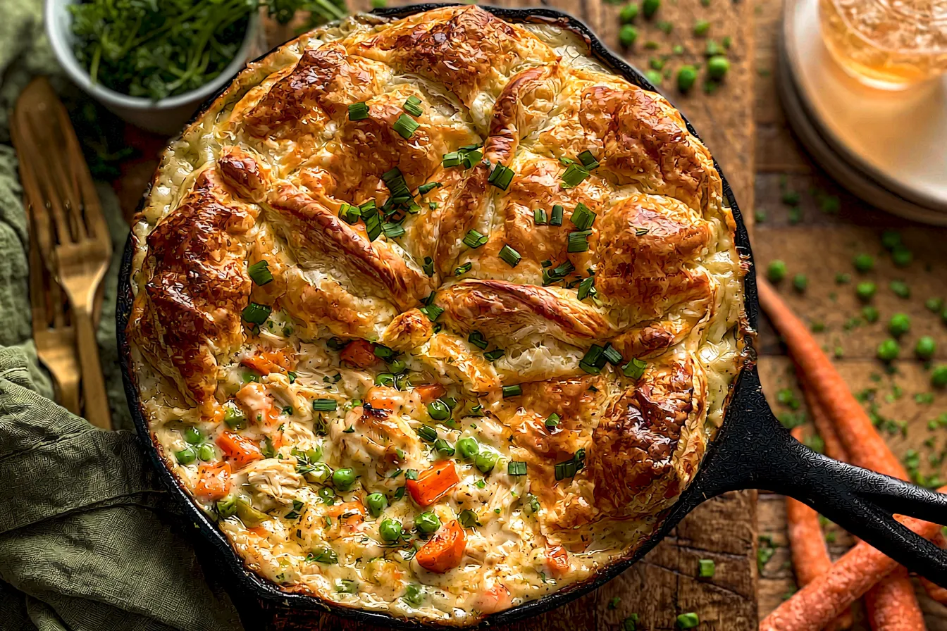 Puff Pastry Chicken Pot Pie 