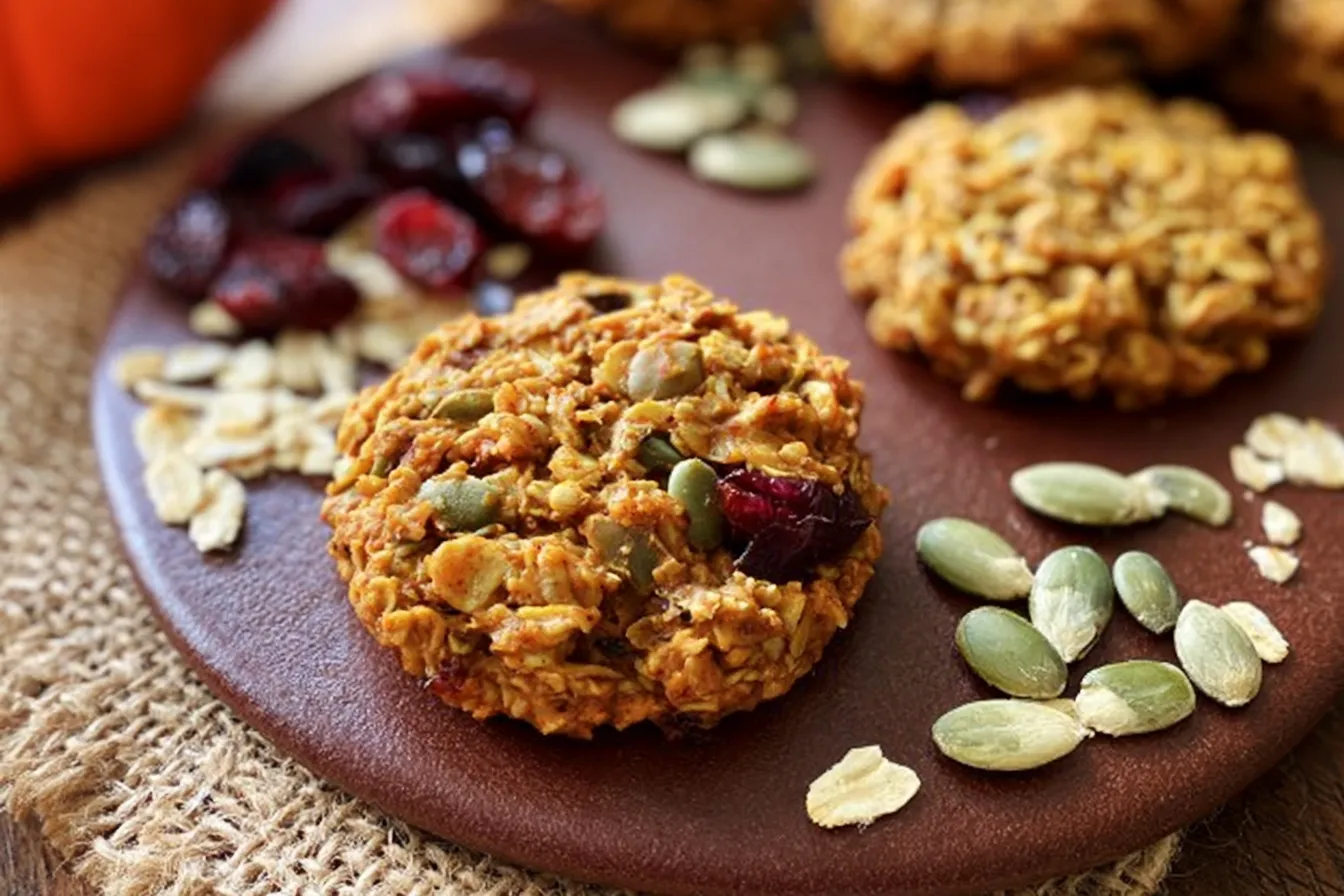 Pumpkin Breakfast Cookies 