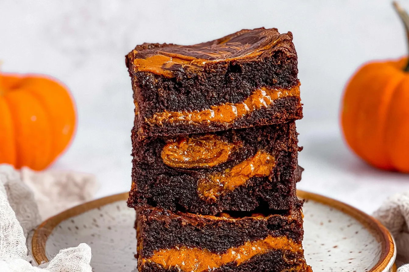 Pumpkin Brownies 