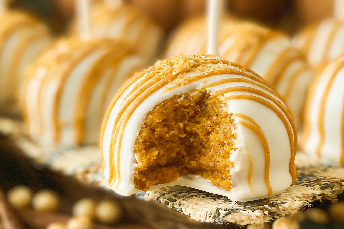 Pumpkin Cake Pops