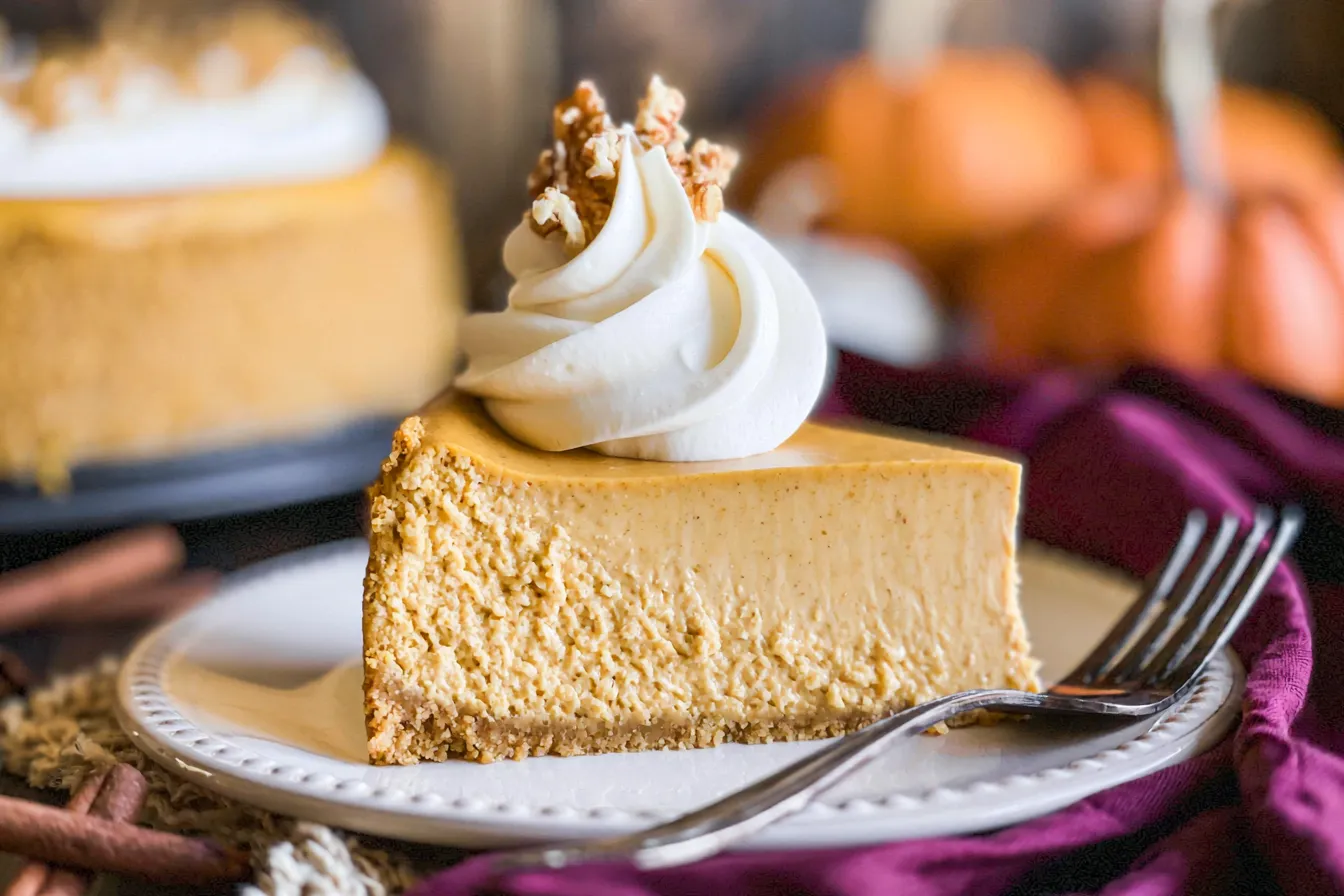 Pumpkin Cheesecake that Will Delight Your Taste Buds! 4 Pumpkin Cheesecake