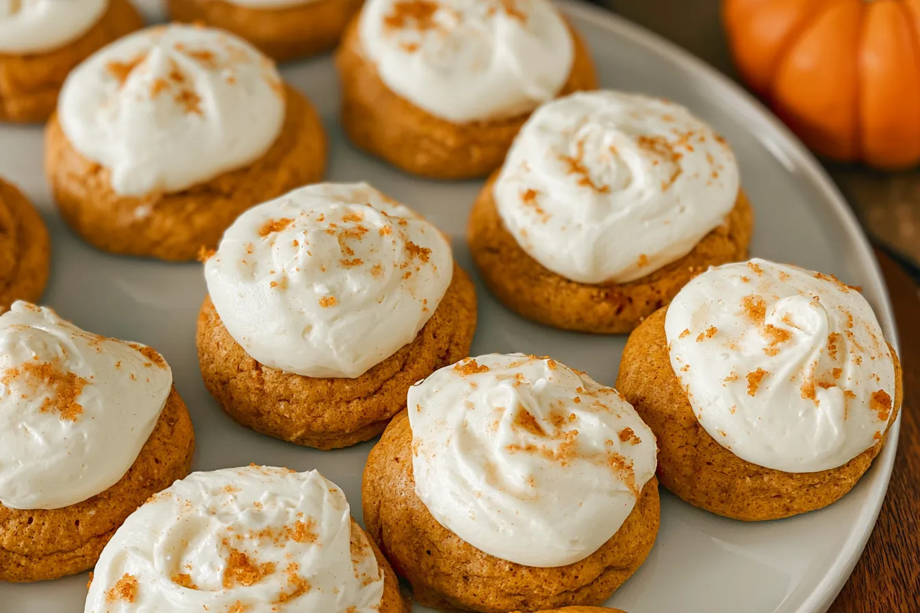 Pumpkin Cookies with Cream Cheese Frosting – Pure Delight! 4 Pumpkin Cookies with Cream Cheese Frosting