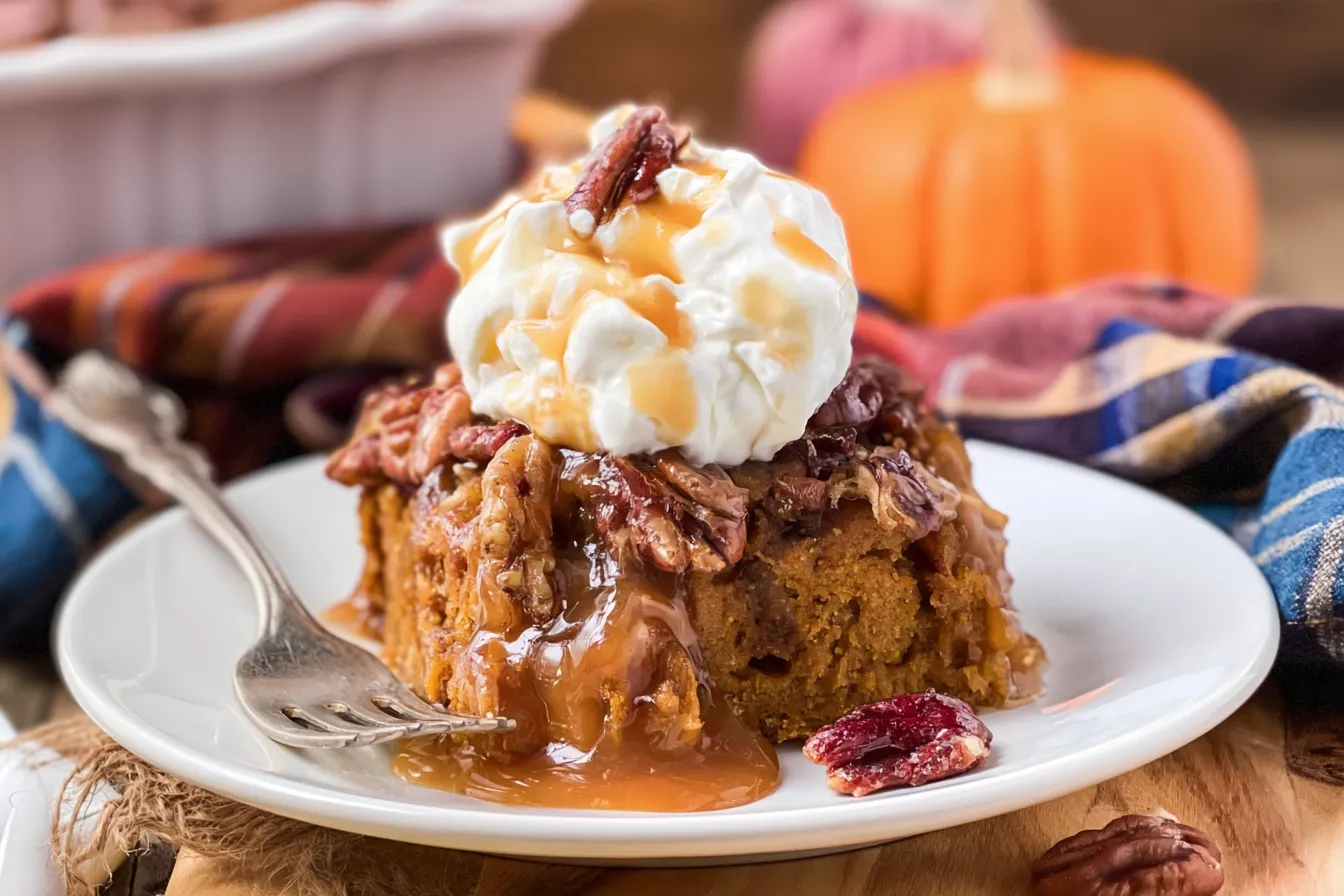 Pumpkin Dump Cake 