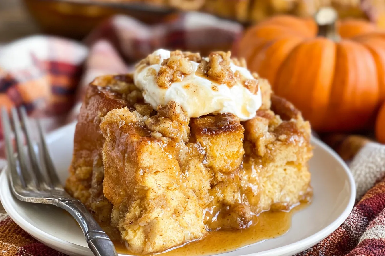 Pumpkin French Toast Casserole 