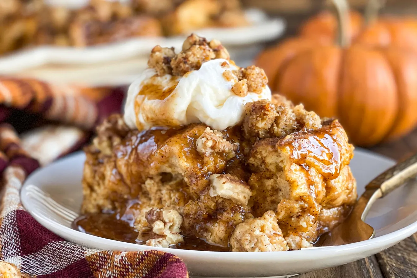 Pumpkin French Toast Casserole 