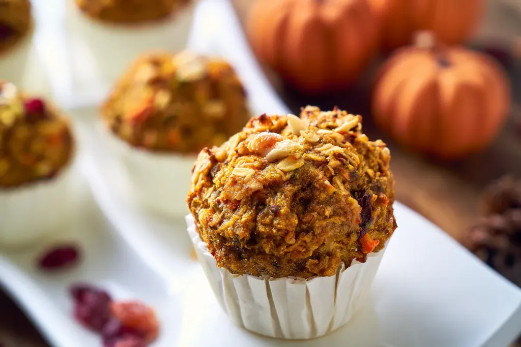 Delicious Pumpkin Morning Glory Muffins Freshly Baked