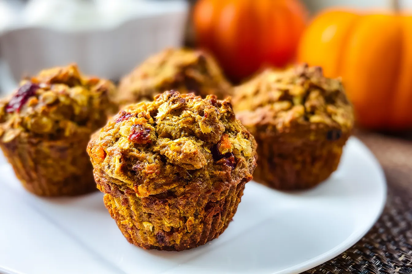 Pumpkin Morning Glory Muffins 