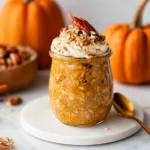 Pumpkin Pie Overnight Oats in a Jar