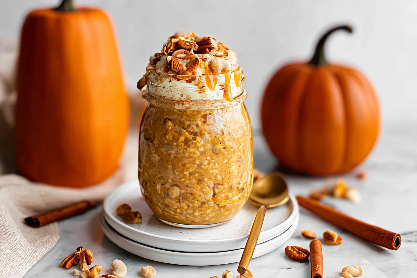 Pumpkin Pie Overnight Oats 