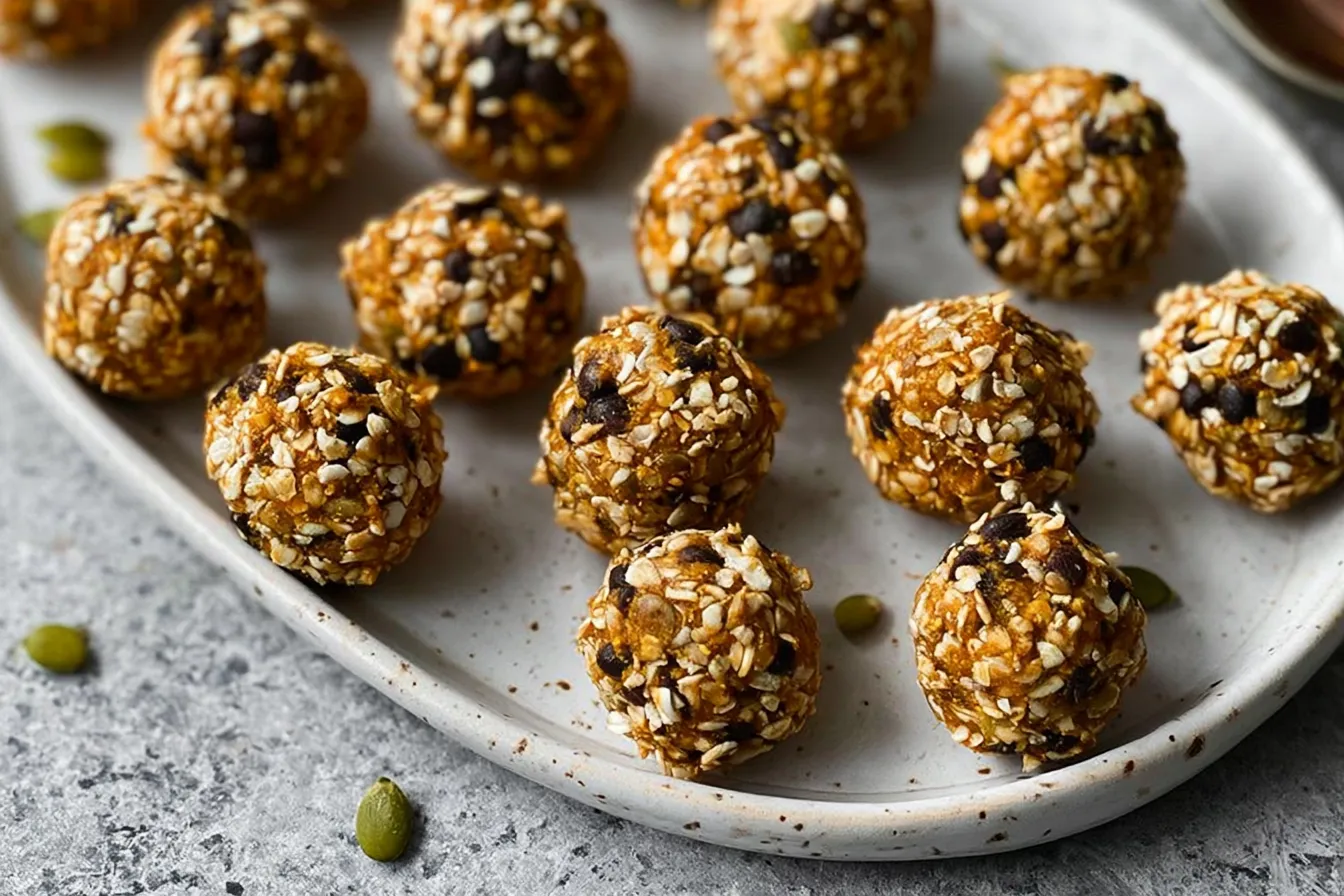 Pumpkin Protein Balls (No-Bake) 