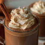 Pumpkin Spice Hot Chocolate in a Whimsical Mug
