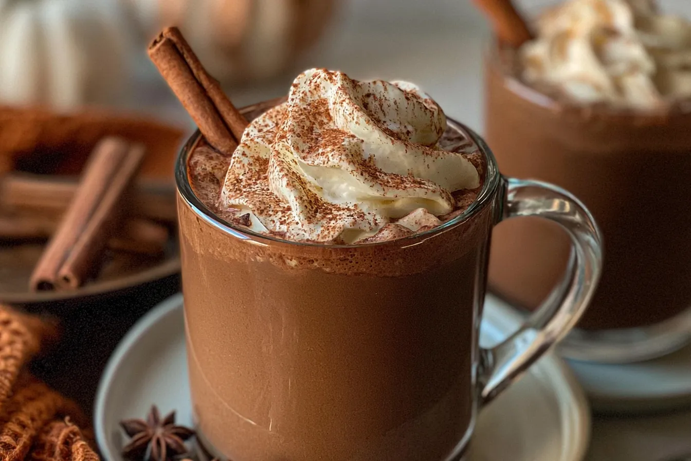 Pumpkin Spice Hot Chocolate 