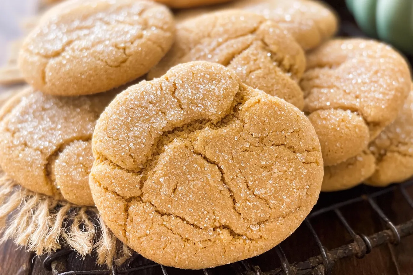Pumpkin Sugar Cookies 