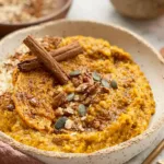 Quick Pumpkin Oatmeal Bowl