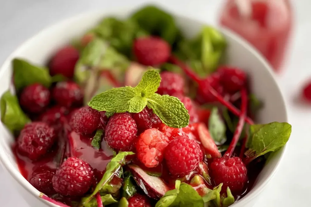 Delicious Raspberry Vinaigrette in a Jar