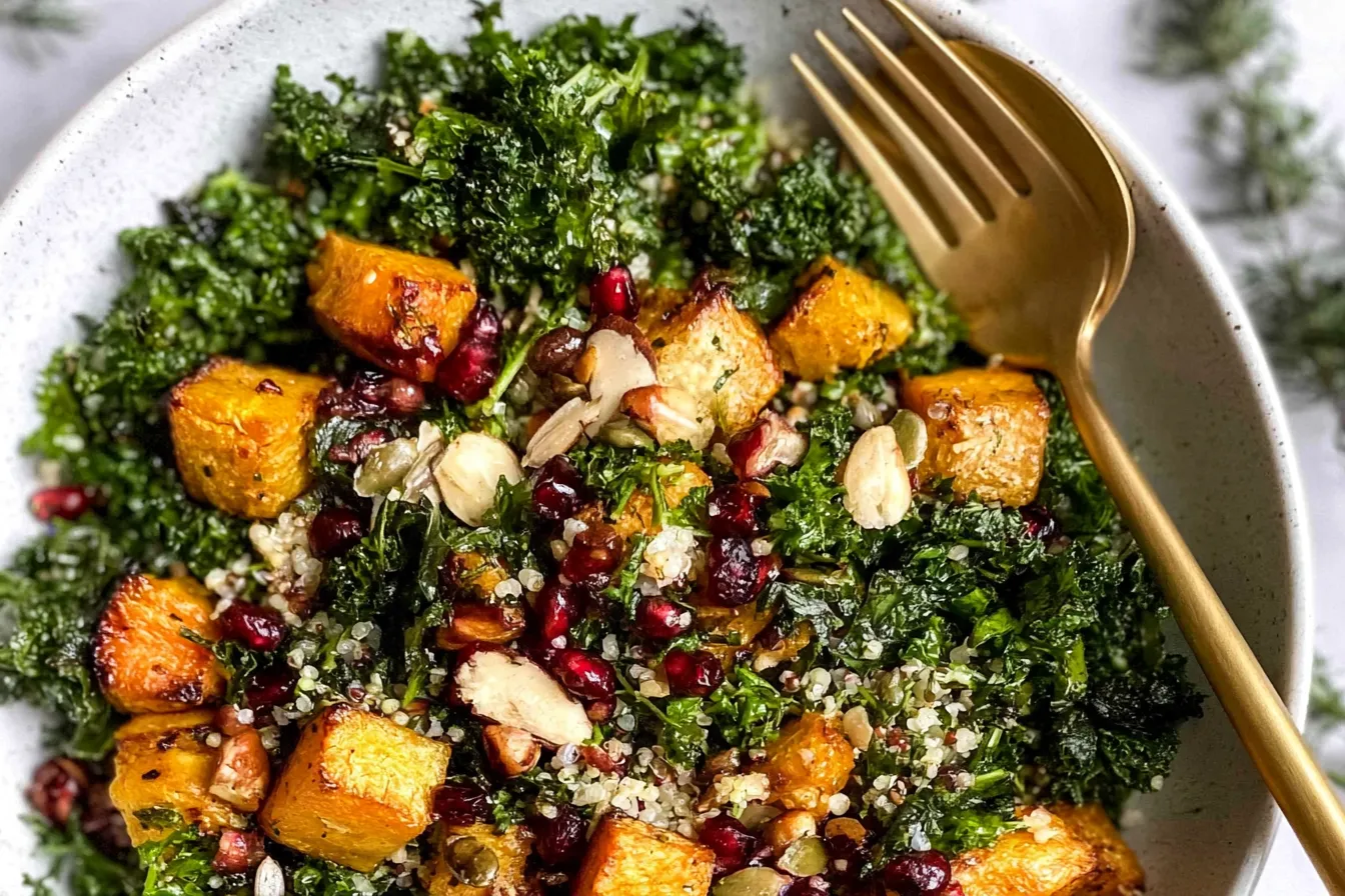 Roasted Butternut Squash and Kale Salad: A Flavorful Delight 4 Roasted Butternut Squash and Kale Salad