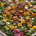 Roasted Butternut Squash Salad: A Flavorful Delight 5 Colorful Roasted Butternut Squash Salad in a Bowl