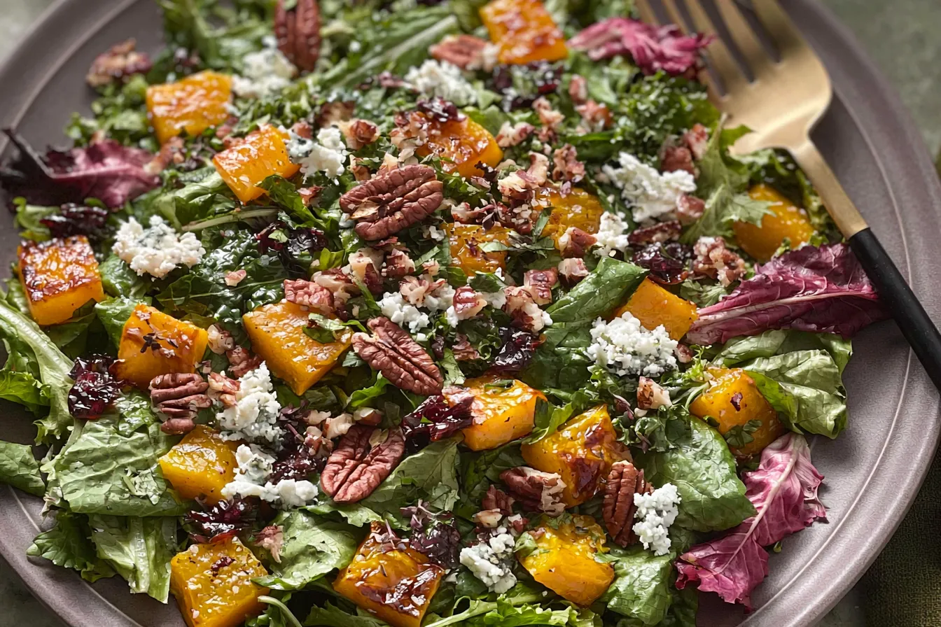 Roasted Butternut Squash Salad: A Flavorful Delight 4 Roasted Butternut Squash Salad