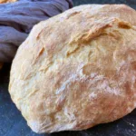 Rustic Italian Crusty Bread Fresh Out of the Oven