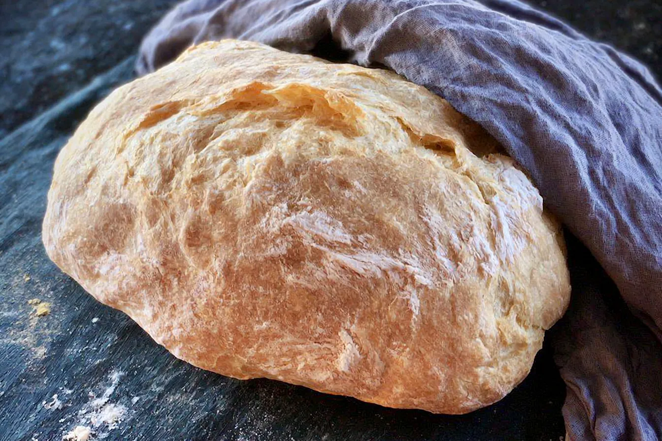 Rustic Italian Crusty Bread Recipe