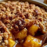Salted Caramel Apple Crisp with Crunchy Oat Topping