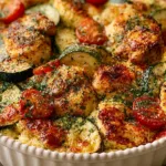 Savory Mediterranean Chicken Zucchini Bake – Delightful & Healthy! 5 Savory Mediterranean Chicken Zucchini Bake Fresh Out of the Oven