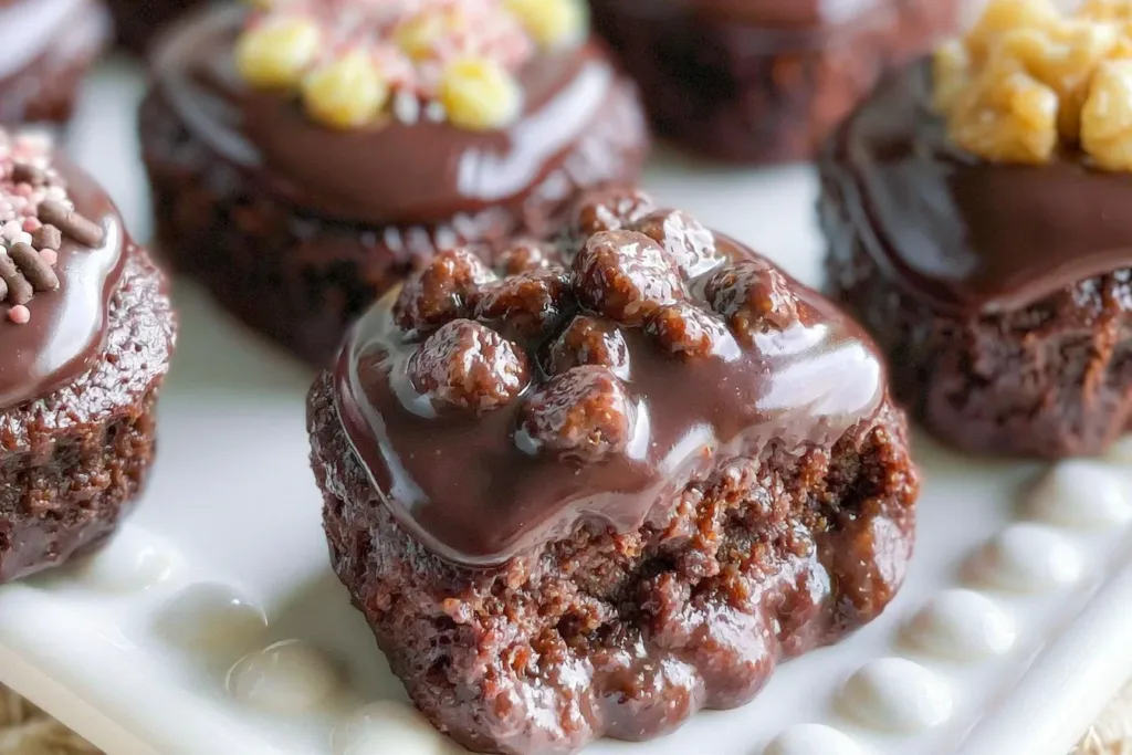 Delicious Sheet Cake Bites Ready to Enjoy