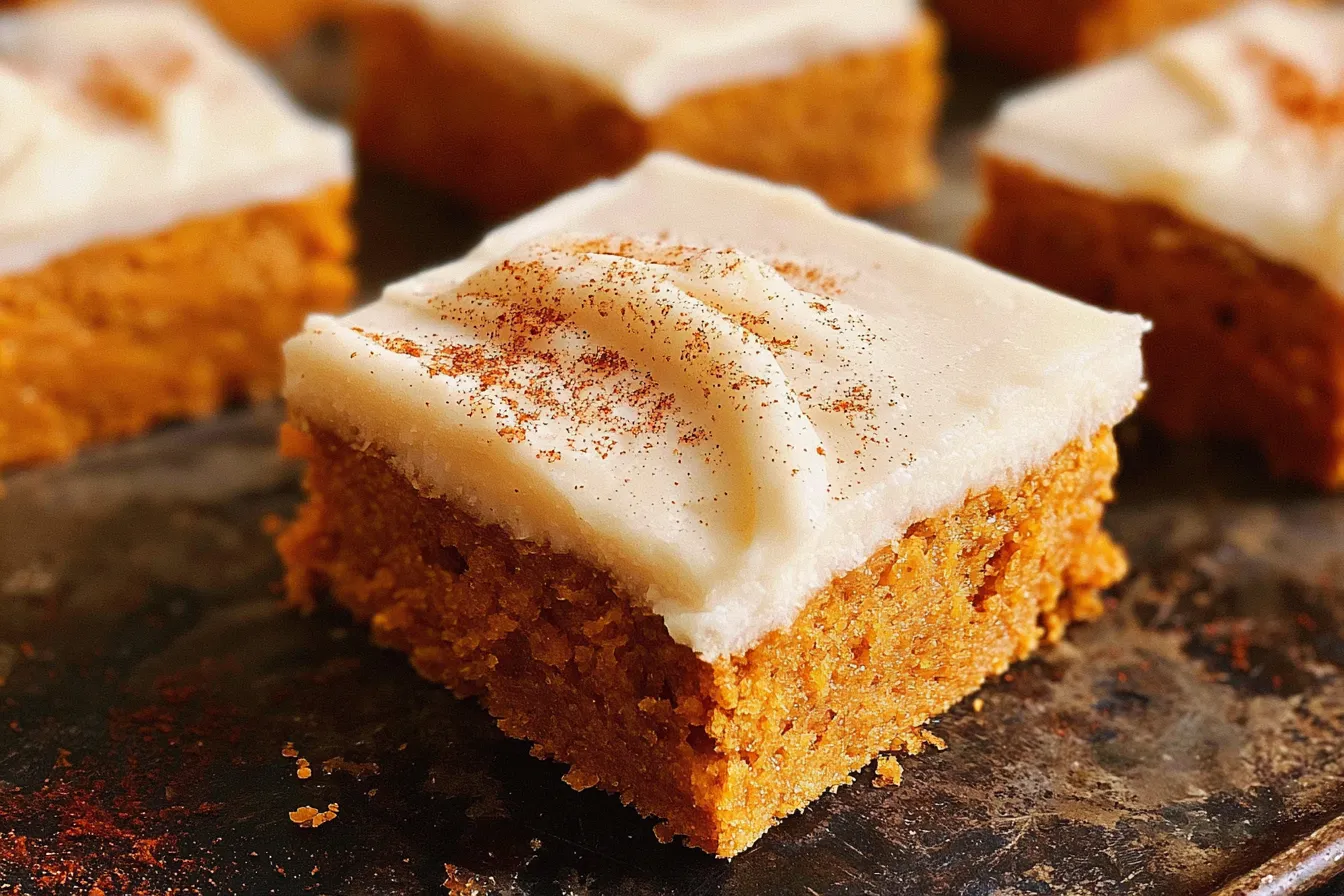 Sheet Pan Libby’s Pumpkin Bars 