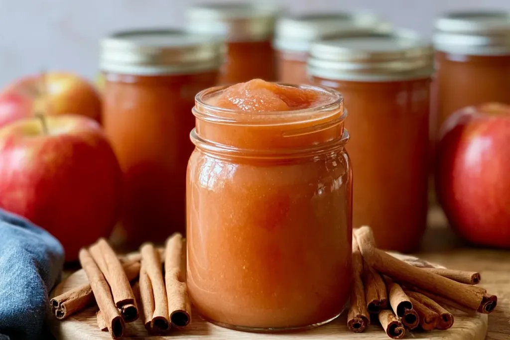 Homemade Slow Cooker Applesauce for Canning