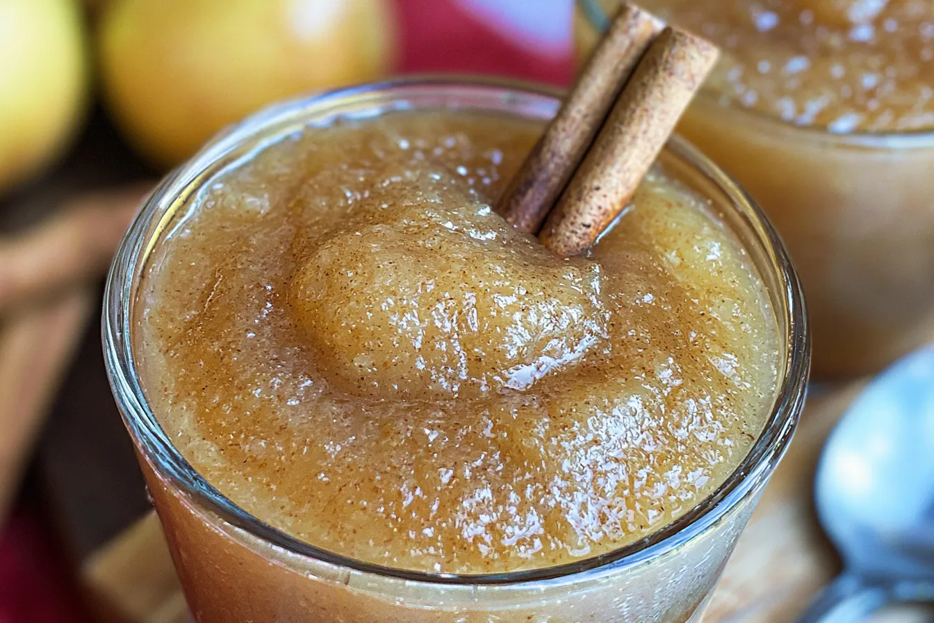 Slow Cooker Pear Applesauce 