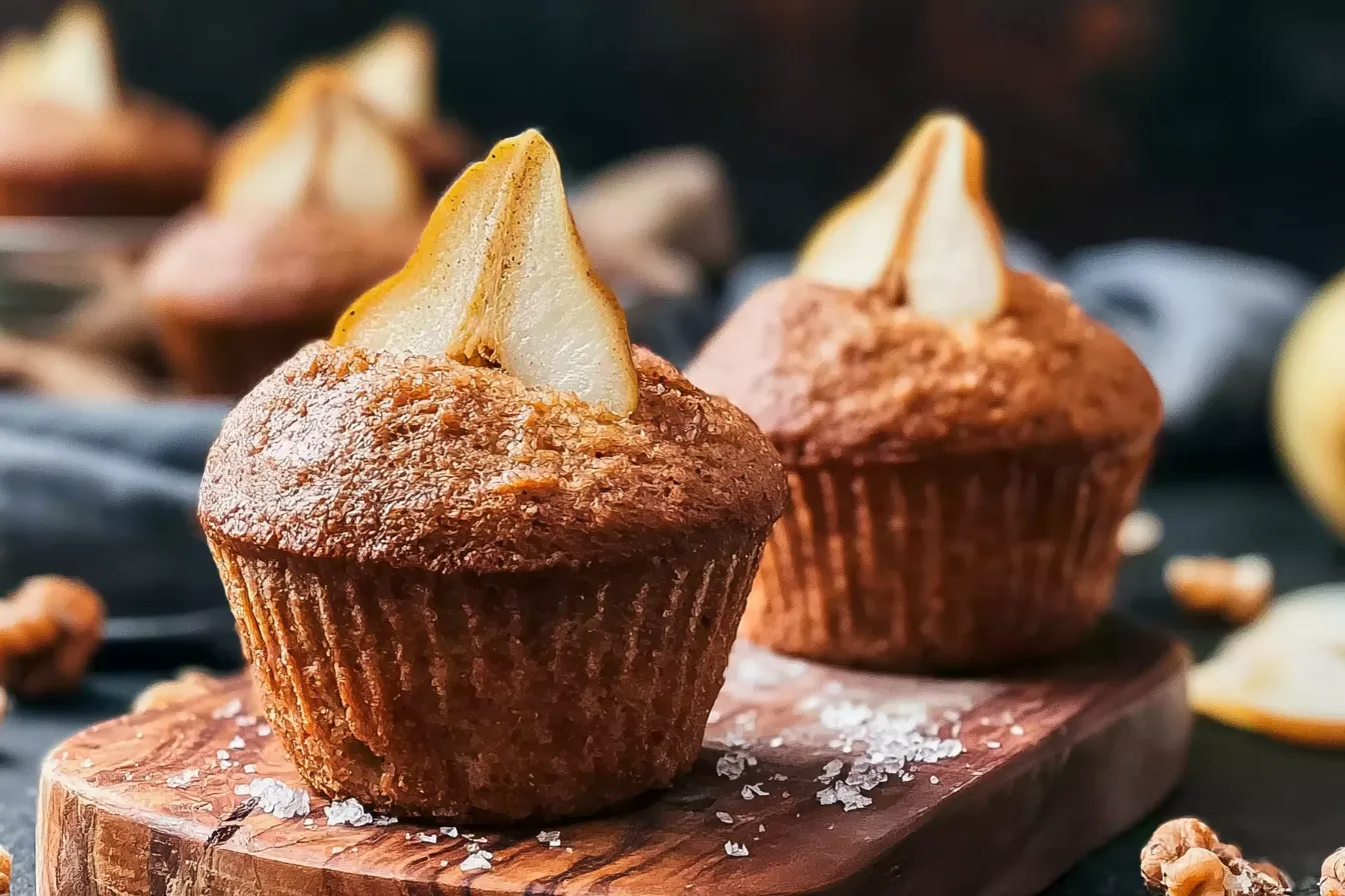 Spiced Pear Muffins Recipe 