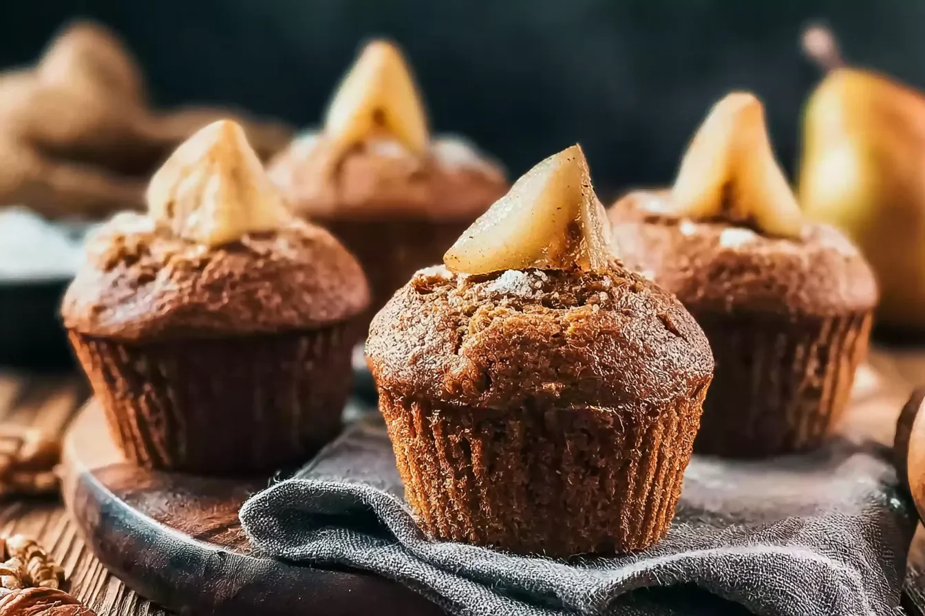 Spiced Pear Muffins Recipe: A Cozy Treat You’ll Love 4 Spiced Pear Muffins Recipe