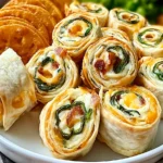 Delicious Spicy Jalapeno Popper Pinwheels & RITZ Crisp Thins