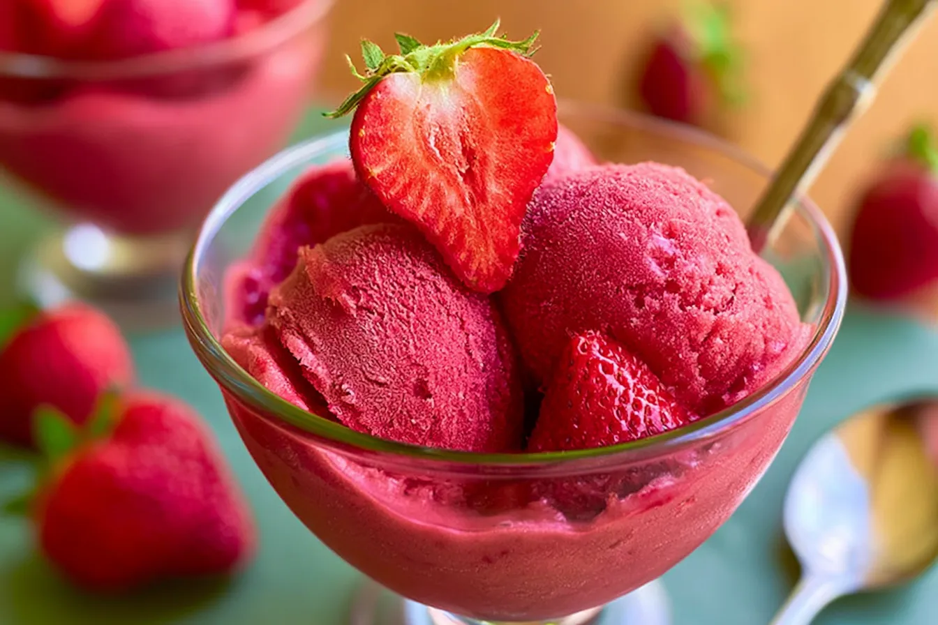Strawberry Sorbet