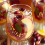 Thanksgiving Punch (Mocktail Or Cocktail) in Festive Glasses