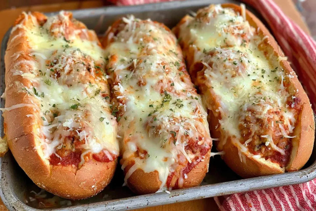 The BEST Meatball Subs on a Rustic Table