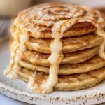 Vegan Cinnamon Roll Pancakes: A Delicious Breakfast Delight 5 Vegan Cinnamon Roll Pancakes Ready to Serve