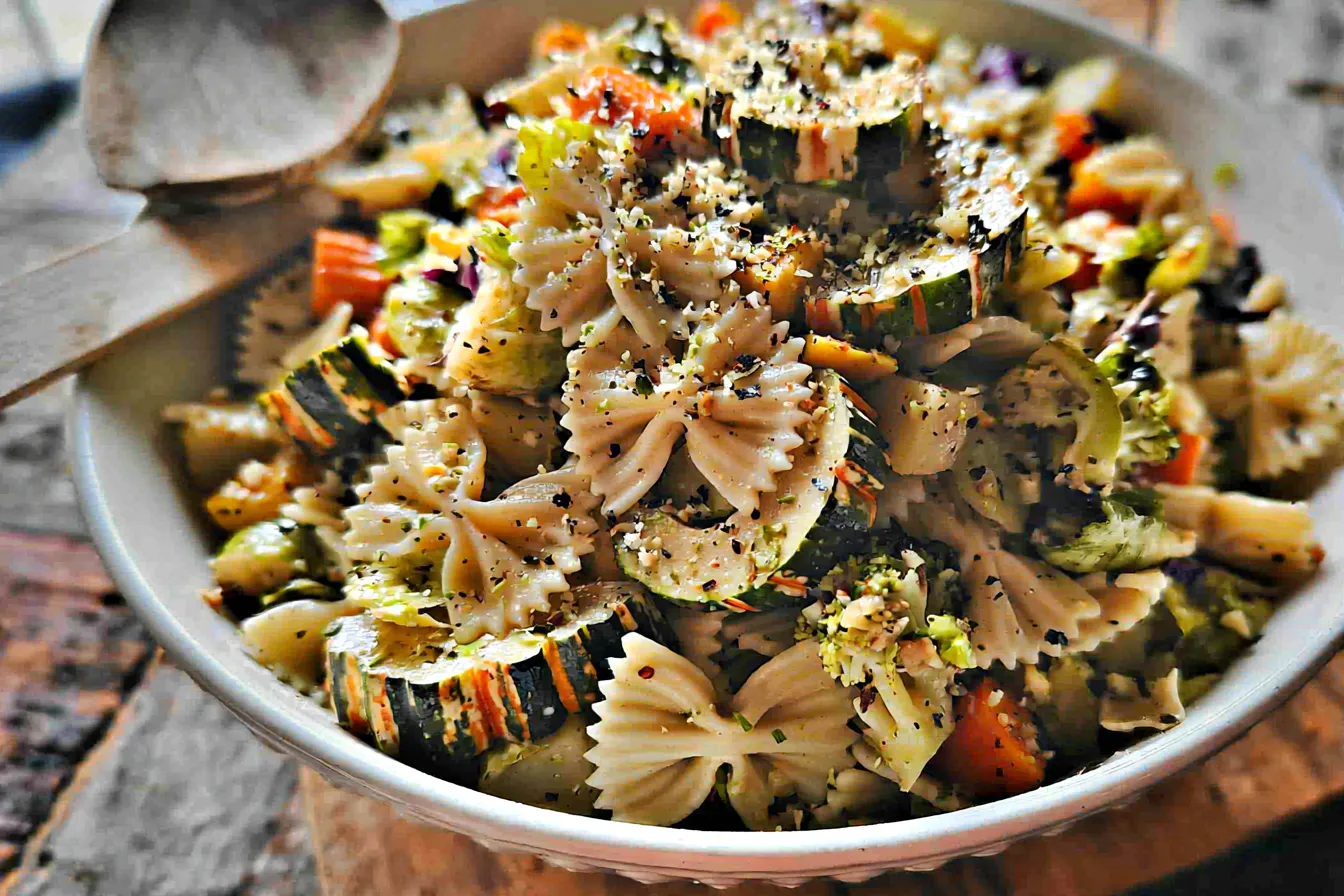 Vegan Fall Pasta Salad 