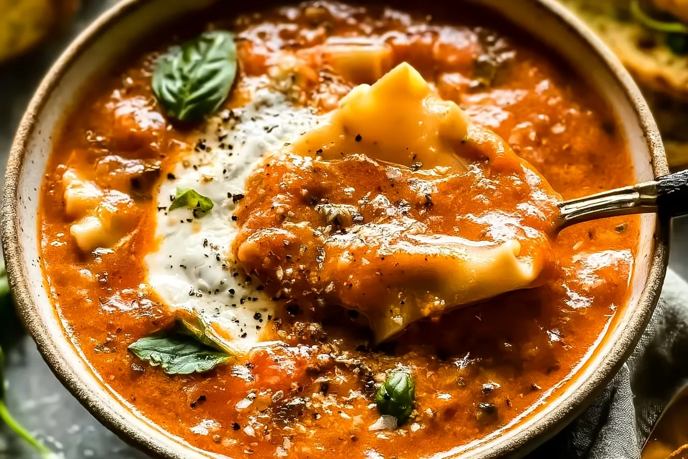 5-Ingredient Lasagna Soup Under 30 Minutes: Quick & Delicious! 4 5-Ingredient Lasagna Soup Under 30 Minutes