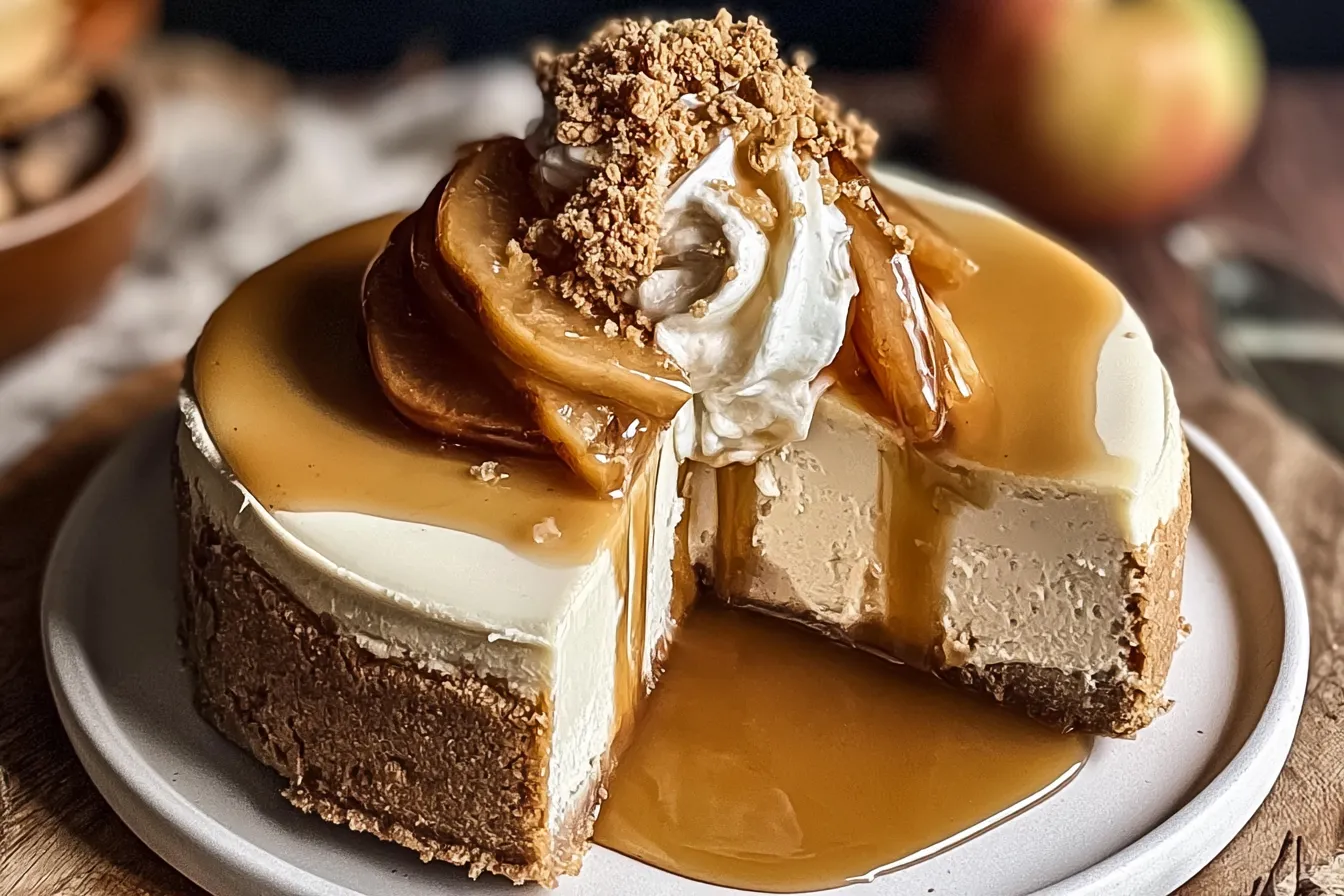 Apple Cider Cheesecake 