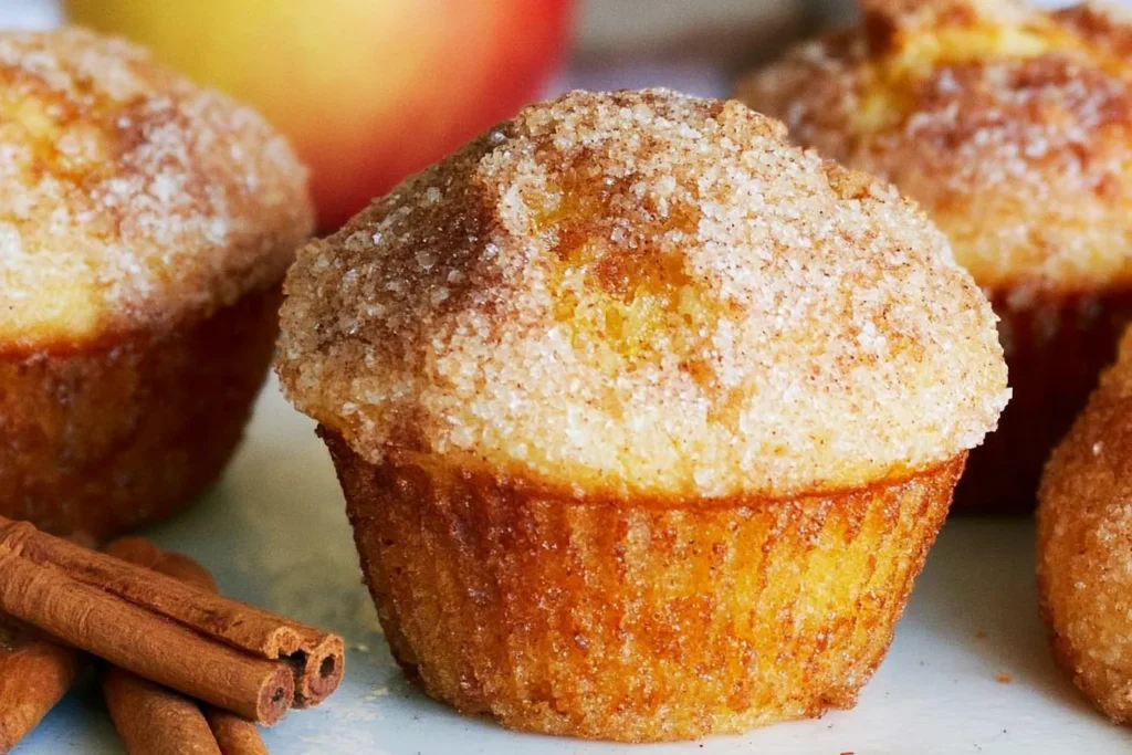 Apple Cinnamon Muffins: Perfectly Sweet and Spiced Treats 3 Delicious Apple Cinnamon Muffins Fresh Out of the Oven