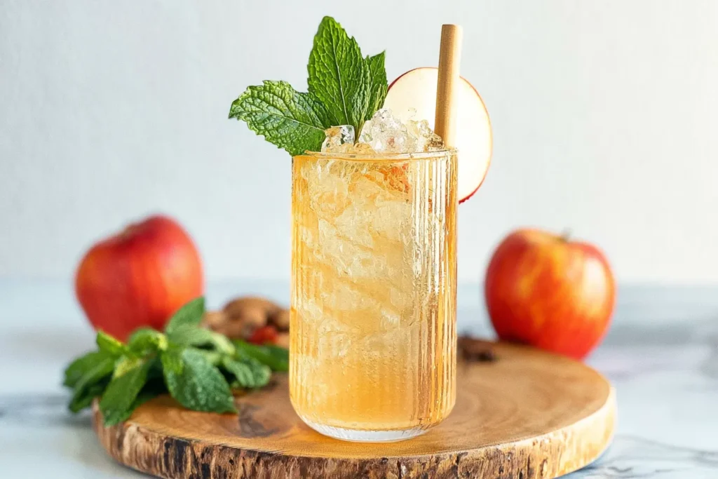 Delicious Apple Ginger Fizz for Fall