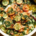 Baked Cod with Herbed-Lemon Butter Plated